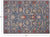 Blue 10' 1" X 14' 1" Persian Sickle Leaf Design Handmade Wool Rug - Q24109
