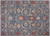 Blue 10' 1" X 14' 1" Persian Sickle Leaf Design Handmade Wool Rug - Q24109