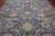Blue 10' 1" X 14' 1" Persian Sickle Leaf Design Handmade Wool Rug - Q24109
