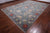 Blue 10' 1" X 14' 1" Persian Sickle Leaf Design Handmade Wool Rug - Q24109