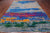 9' 0" X 12' 1" Abstract Handmade Wool & Silk Rug - Q24110