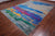 9' 0" X 12' 1" Abstract Handmade Wool & Silk Rug - Q24110