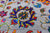 Grey 9' 0" X 12' 0" Persian Tabriz Handmade Wool & Silk Rug - Q24112
