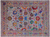 Grey 9' 0" X 12' 0" Persian Tabriz Handmade Wool & Silk Rug - Q24112