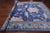 Blue William Morris Handmade Wool Rug 10' 4" X 13' 11" - Q24114