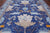 Blue William Morris Handmade Wool Rug 10' 4" X 13' 11" - Q24114