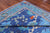Blue 11' 1" X 11' 1" Square William Morris Hand Knotted Wool Rug - Q24115
