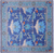 Blue 11' 1" X 11' 1" Square William Morris Hand Knotted Wool Rug - Q24115