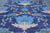 Blue 11' 1" X 11' 1" Square William Morris Hand Knotted Wool Rug - Q24115
