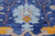 Blue William Morris Hand Knotted Wool Rug 13' 4" X 17' 7" - Q24117