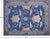 Blue William Morris Hand Knotted Wool Rug 13' 4" X 17' 7" - Q24117