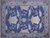 Blue William Morris Hand Knotted Wool Rug 13' 4" X 17' 7" - Q24117