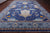 Blue William Morris Hand Knotted Wool Rug 13' 4" X 17' 7" - Q24117
