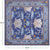 Blue 12' Square William Morris Hand Knotted Wool Rug - Q24118