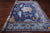 Blue 10' Square William Morris Hand Knotted Wool Rug - Q24120