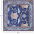 Blue 10' Square William Morris Hand Knotted Wool Rug - Q24120