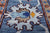 Blue 10' Square William Morris Hand Knotted Wool Rug - Q24120