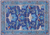 Blue 6' 2" X 8' 11" William Morris Handmade Wool Rug - Q23694