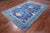Blue 6' 2" X 8' 11" William Morris Handmade Wool Rug - Q23694