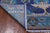 Blue 6' 2" X 8' 11" William Morris Handmade Wool Rug - Q23694