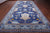 Blue 9' 3" X 18' 1" William Morris Handmade Wool Rug - Q24122