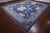 Blue 12' 2" X 15' 2" William Morris Hand Knotted Wool Rug - Q24124