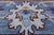 Blue 12' 2" X 15' 2" William Morris Hand Knotted Wool Rug - Q24124