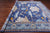Blue 11' 3" X 11' 3" Square William Morris Handmade Wool Rug - Q24125