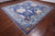 Blue 11' 3" X 11' 3" Square William Morris Handmade Wool Rug - Q24125