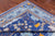 Blue 11' 3" X 11' 3" Square William Morris Handmade Wool Rug - Q24125