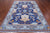 Blue 6' 2" X 9' 1" William Morris Hand Knotted Wool Rug - Q24126