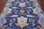 Blue 6' 2" X 9' 1" William Morris Hand Knotted Wool Rug - Q24126