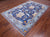 Blue 6' 2" X 9' 1" William Morris Hand Knotted Wool Rug - Q24126