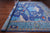 Blue 13' 2" X 17' 3" William Morris Handmade Wool Rug - Q24127