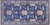 Blue 8' 2" X 14' 2" Hand Knotted William Morris Wool Rug - Q24128