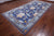 Blue 8' 2" X 14' 2" Hand Knotted William Morris Wool Rug - Q24128