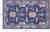 Blue 5' 2" X 8' 5" William Morris Hand Knotted Wool Rug - Q24129