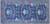 Blue 7' 1" X 14' 7" William Morris Hand Knotted Wool Rug - Q24130