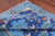 Blue 7' 1" X 14' 7" William Morris Hand Knotted Wool Rug - Q24130