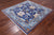 Blue 6' Square William Morris Handmade Wool Rug - Q24133