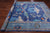 Blue 9' 3" X 12' 3" William Morris Handmade Wool Rug - Q24134