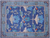 Blue 9' 3" X 12' 3" William Morris Handmade Wool Rug - Q24134