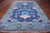 Blue 9' 3" X 12' 3" William Morris Handmade Wool Rug - Q24134