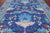 Blue 9' 3" X 12' 3" William Morris Handmade Wool Rug - Q24134