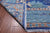 Blue 9' 3" X 12' 3" William Morris Handmade Wool Rug - Q24134