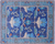 Blue 8' 1" X 9' 10" William Morris Hand Knotted Wool Rug - Q24135