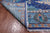 Blue 8' 1" X 9' 10" William Morris Hand Knotted Wool Rug - Q24135