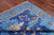 Blue 8' 1" X 9' 10" William Morris Hand Knotted Wool Rug - Q24135