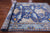 Blue Hand Knotted Wool William Morris Rug 8' 0" X 16' 1" - Q24136