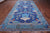 Blue William Morris Handmade Wool Rug 8' 1" X 16' 3" - Q24137